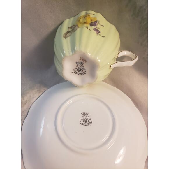 EB Foley Bone China Made in England CottageCore Cup & Saucer Set 3986 - Picture 5 of 5